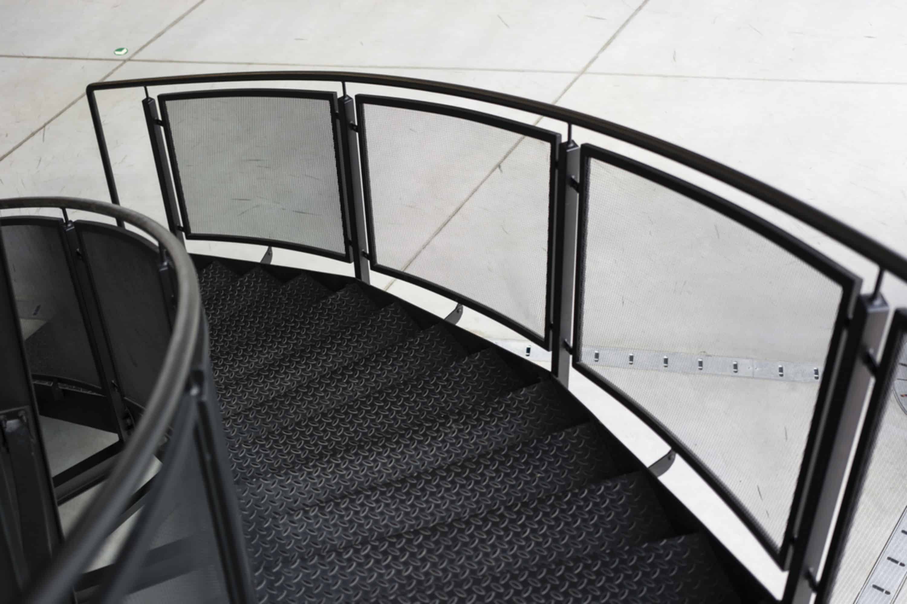escalier exterieur metallique