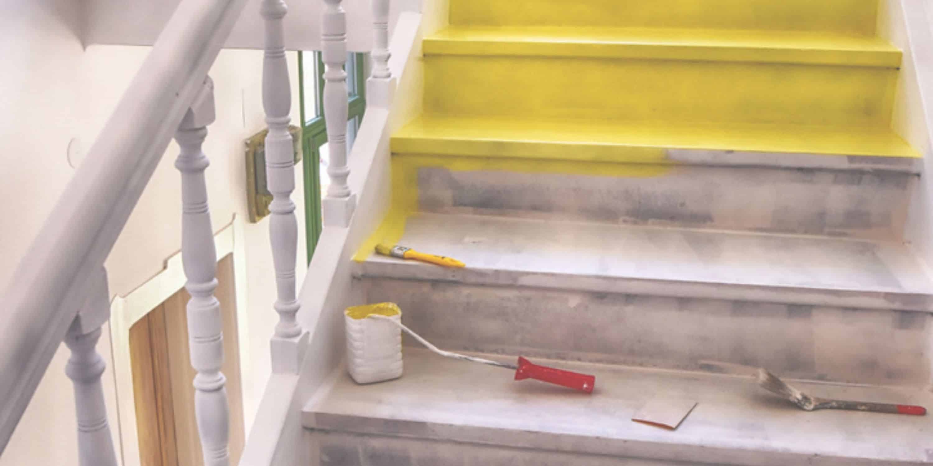 escalier renovation peindre